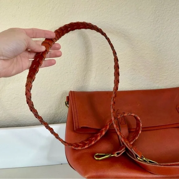 BNWT Madewell The Dylan Foldover Transport Tote - Picture 9 of 15